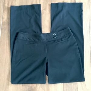 White House Black Market black Boot Leg Pants